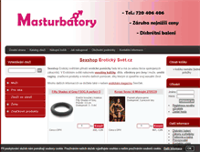 Tablet Screenshot of masturbatory.cz